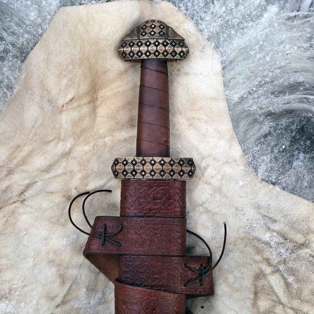 Viking Sword with Leather Sheath – Authentic Craftsmanship