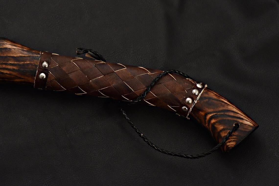 Viking Axe and Knife Set with Celtic Design