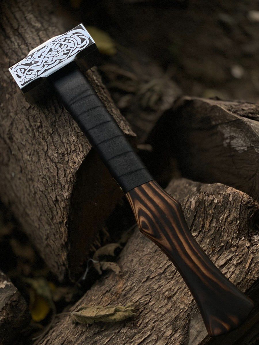 ⚒️ Mjölnir-Inspired War Hammer – Viking Decorative Collectible