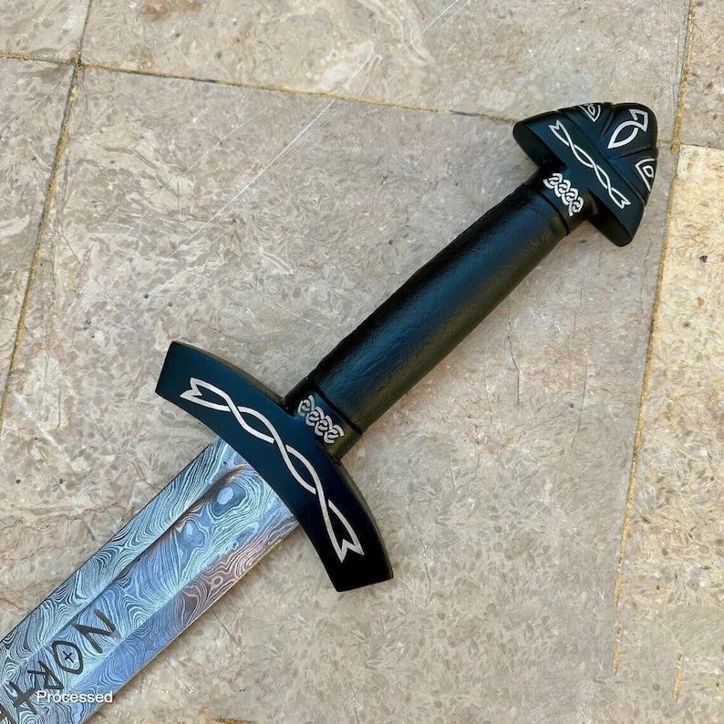 Viking Northmen Sword with Decorative Scabbard