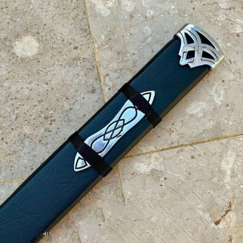 Viking Northmen Sword with Decorative Scabbard