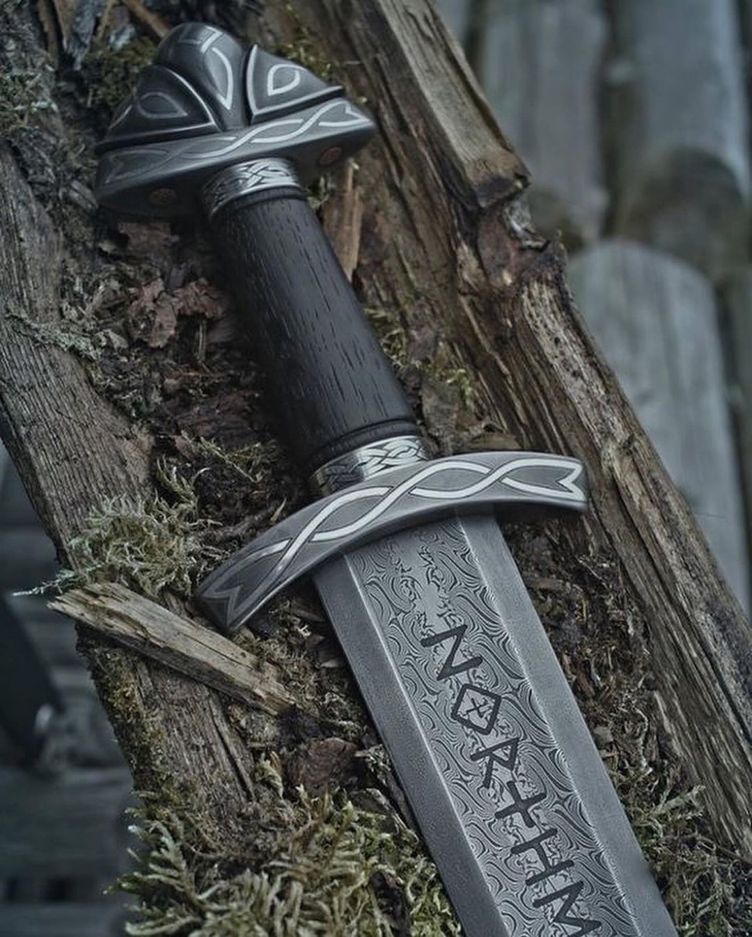Northmen Viking Sword – Hand-Forged High Carbon Steel with Rune Engraving