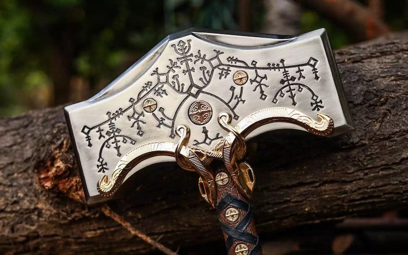 God of War Mjolnir Hammer Replica - Norse Mythology Inspired Design
