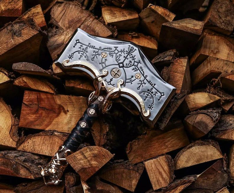 God of War Mjolnir Hammer Replica - Norse Mythology Inspired Design