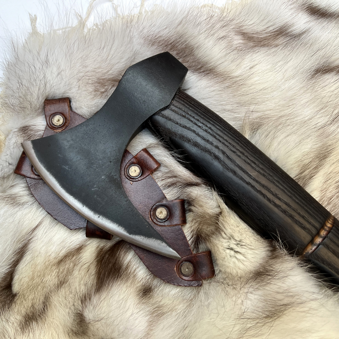 Hand Forged Vikings Valhalla Axe Fully Functional