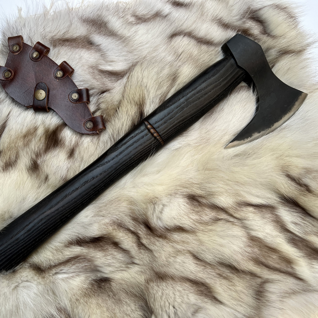 Hand Forged Vikings Valhalla Axe Fully Functional