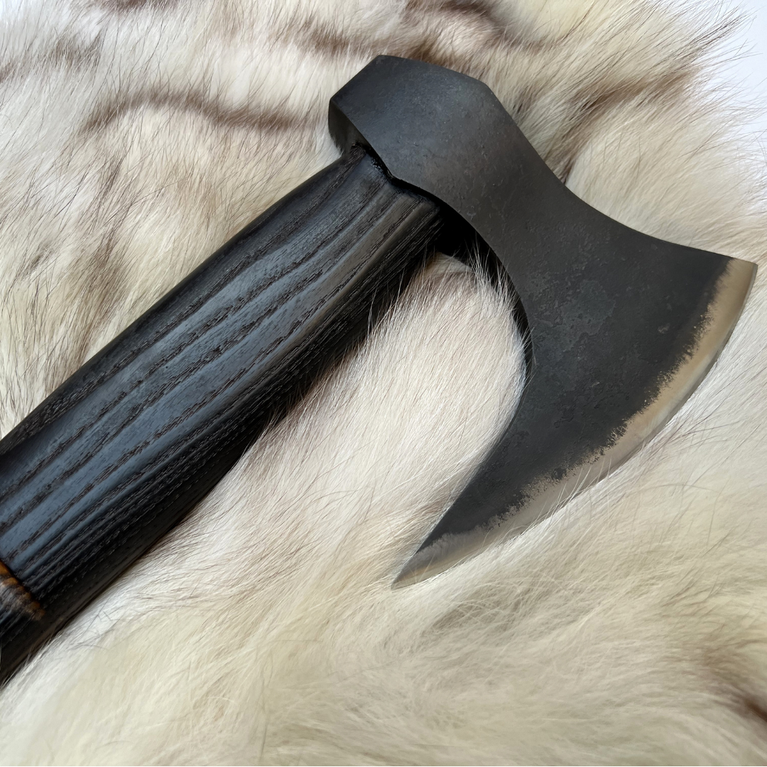 Hand Forged Vikings Valhalla Axe Fully Functional